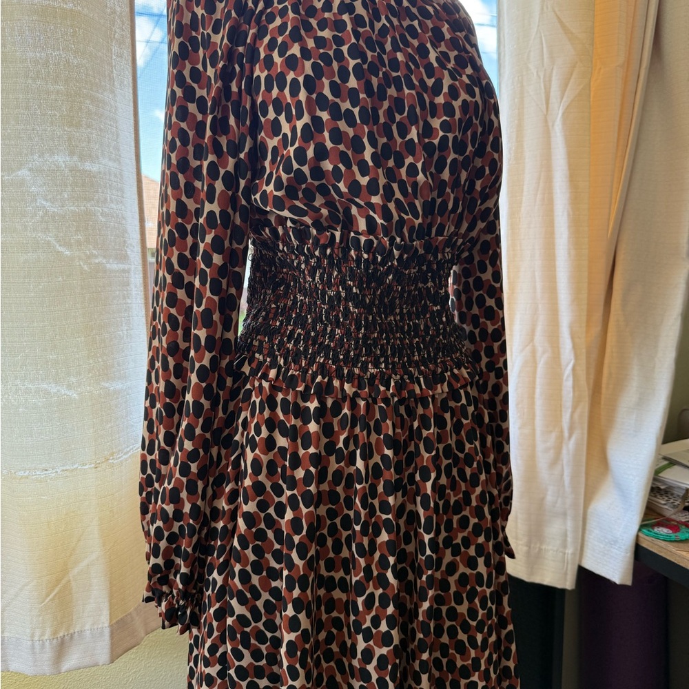 Elegant Polka Dot Dress